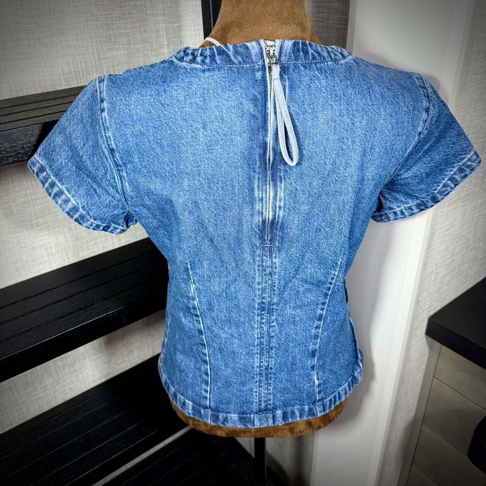SOLd NWT LEVI'S® WELLTHREAD® WOMEN'S BUD TEE Size Small - Picture 4 of 11